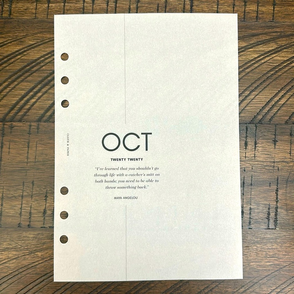 Cloth & Paper Planner
